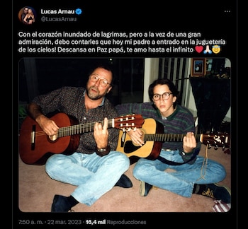 Lucas Arnau recordó a su