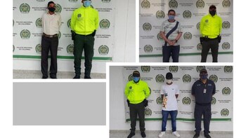 Capturas por violación de menores de edad reportadas el 2 de febrero de 2021 / (Fiscalía General de la Nación).