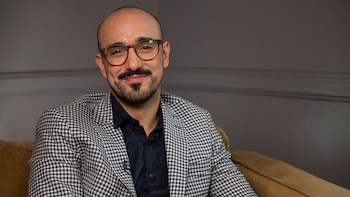 Abel Pintos, con Teleshow (Fotos: