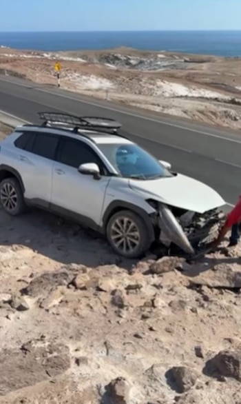 Tony Rosado sufre accidente rumbo