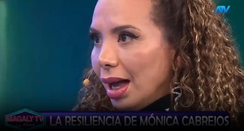 Mónica Cabrejos se define como una sobreviviente y revela la dura historia detrás de su éxito. Captura: Magaly TV La Firme.