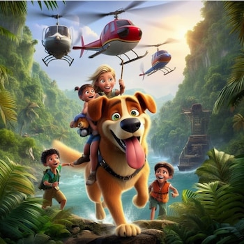 Póster de Disney con contexto colombiano