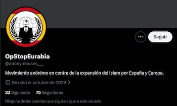 Captura de la cuenta de