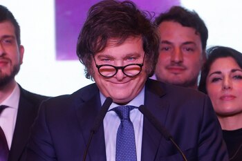 Javier Milei. EFE/ Juan Ignacio Roncoroni