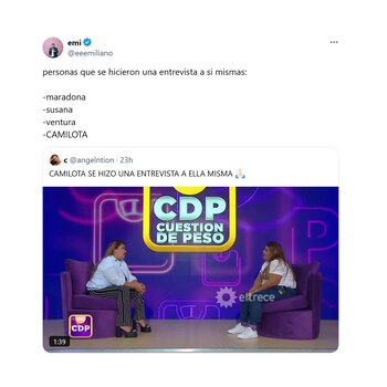 La ex participante de Cuestión