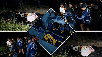 Recuperaron los cuerpos del helicóptero hundido en el lago Atitlán de Guatemala: la esposa del piloto exigió investigar las causas