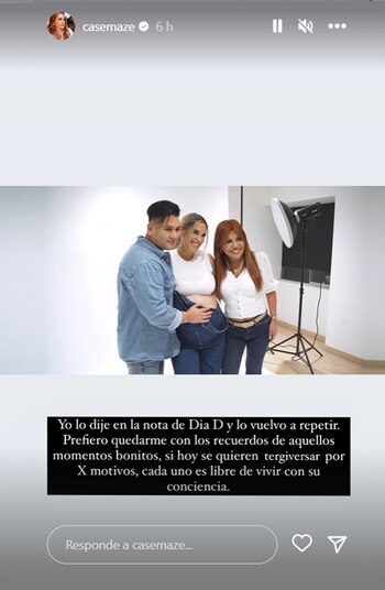 Comunicado de Cassandra Sánchez de