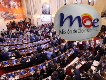 La MOE alertó que el Congreso debe tomar cartas en el asunto por la participación de funcionarios públicos en las elecciones presidenciales de 2026 - crédito MOE/Colprensa