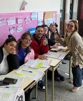 Belén Francese y foto con