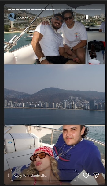 Las imágenes de Melanie Lattanzi en un yate con otro hombre generan especulación en redes sobre la ruptura con Fofo Márquez (IG)