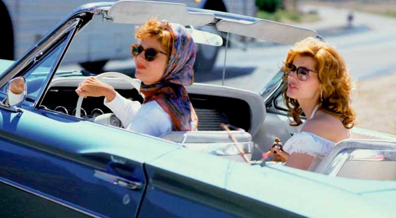 Thelma y Louise surgió cuando Callie Khouri trabajaba en videoclips en Los Ángeles y decidió probar suerte como guionista durante la era MTV