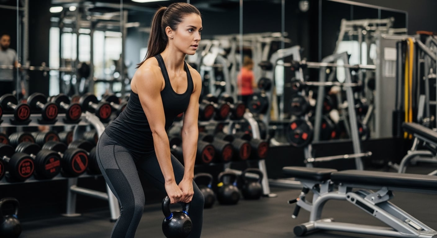 Atletas de running, ciclismo indoor y natación incorporan kettlebells para equilibrar la preparación, ampliar rangos de movimiento (Imagen Ilustrativa Infobae)