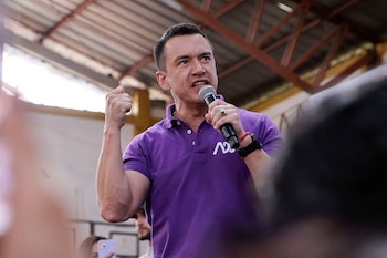 El presidente de Ecuador, Daniel