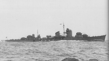 Imagen del IJN Teruzuki el