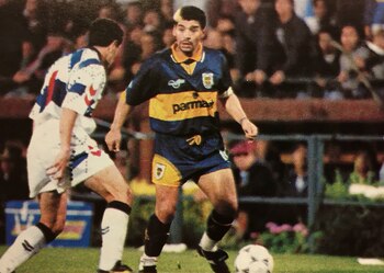 Diego en su único partido