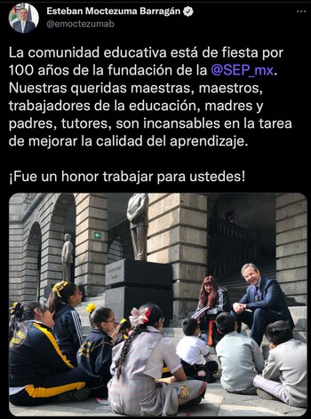 "¡Fue un honor trabajar para