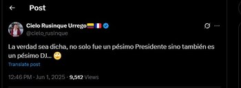 Cielo Rusinque también criticó a