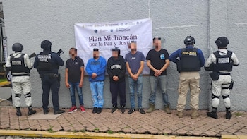 Caen cinco presuntos integrantes de “La Birotiza”, brazo armado del Cártel de Los Reyes