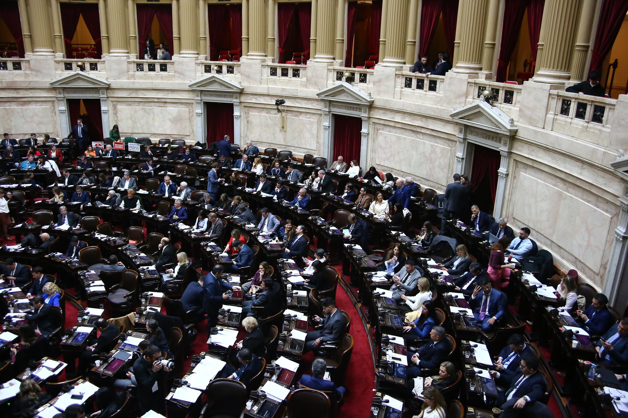 El principal desafío de los bloques de la oposición será llegar a los 129 presentes para abrir el recinto (RS Fotos)