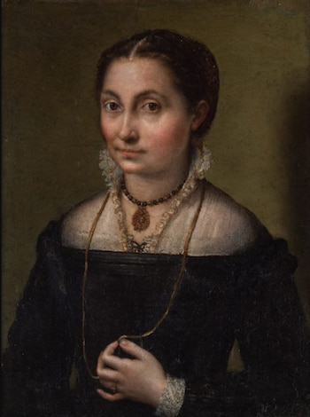 Lucia Anguissola, Retrato de una mujer (Bianca Ponzoni Anguissola) (1556). Foto Mauro Coen, Galería Borghese.