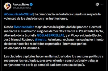 Asocapitales - crédito @Asocapitales/X