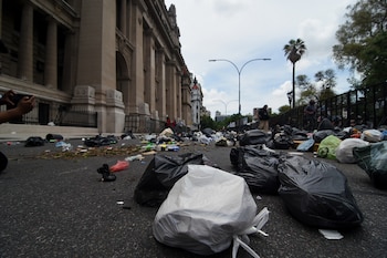 La movilización en la Corte