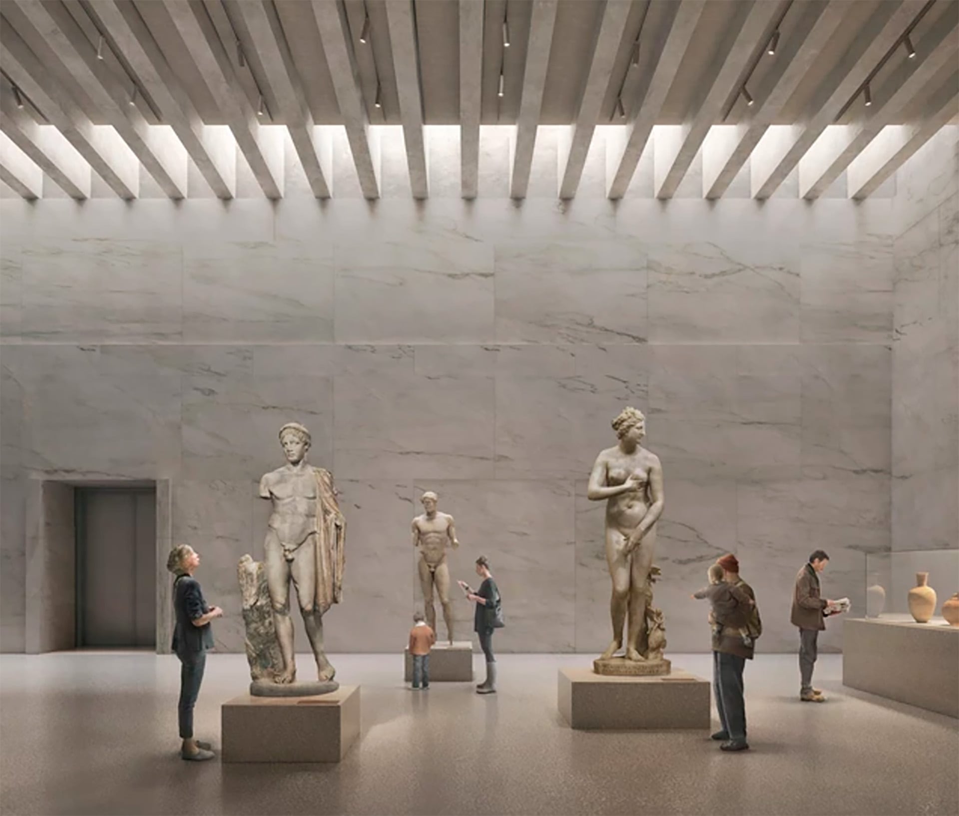 El diseño arquitectónico estará a cargo de David Chipperfield Architects junto a Alexandros Tombazis Architects, con un contrato de 40 millones de euros