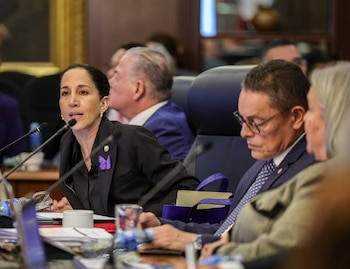 Maruja Herrera, ministra de Cultura, entidad que recibió fondos por $5.1 millones. (Presidencia)