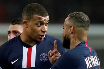Mbappé y Neymar son los