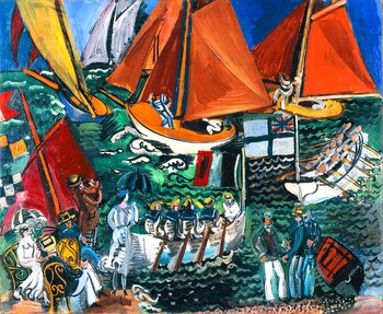 “Fiesta Náutica”, de Raoul Dufy,