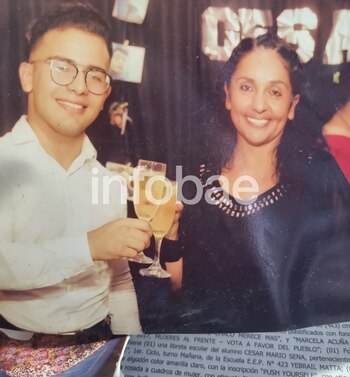 Una de las fotos encontradas