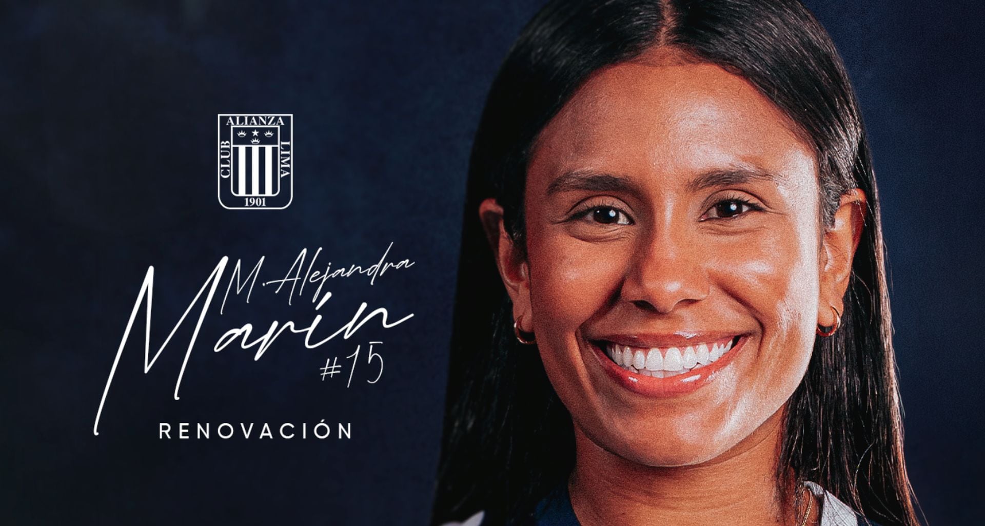 El club confirmó que la voleibolista colombiana seguirá en el plantel el próximo curso, tras su llegada en la campaña pasada y su papel determinante en el recorrido que culminó con el campeonato nacional (Alianza Lima Vóley)