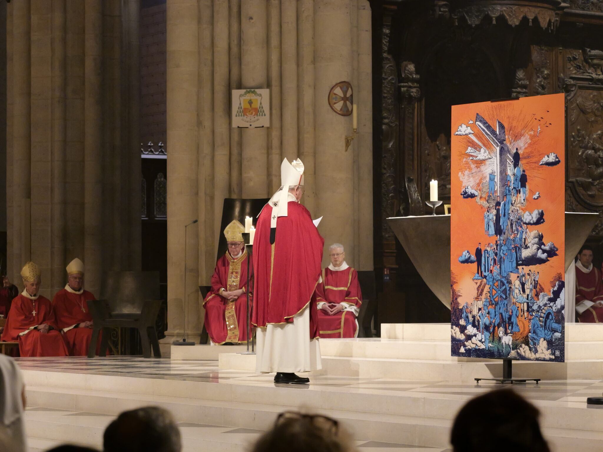 50 franceses asesinados por los nazis fueron beatificados en la catedral de Notre Dame de París