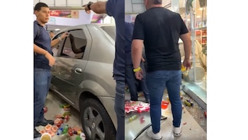 Afortunadamente, la mujer salió ilesa