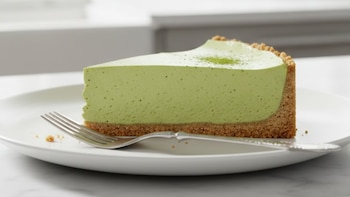 Cheesecake de té verde con