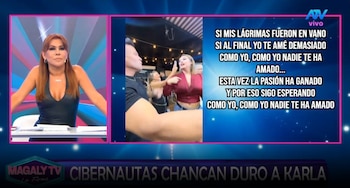 Magaly Medina após vídeo de Karla Tarazona: