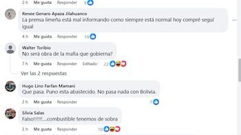 Comentarios desmienten versión de escasez