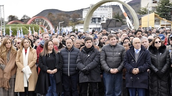 El peronismo cerró filas por el aniversario de Malvinas y se mostró abroquelado en el acto oficial en Ushuaia