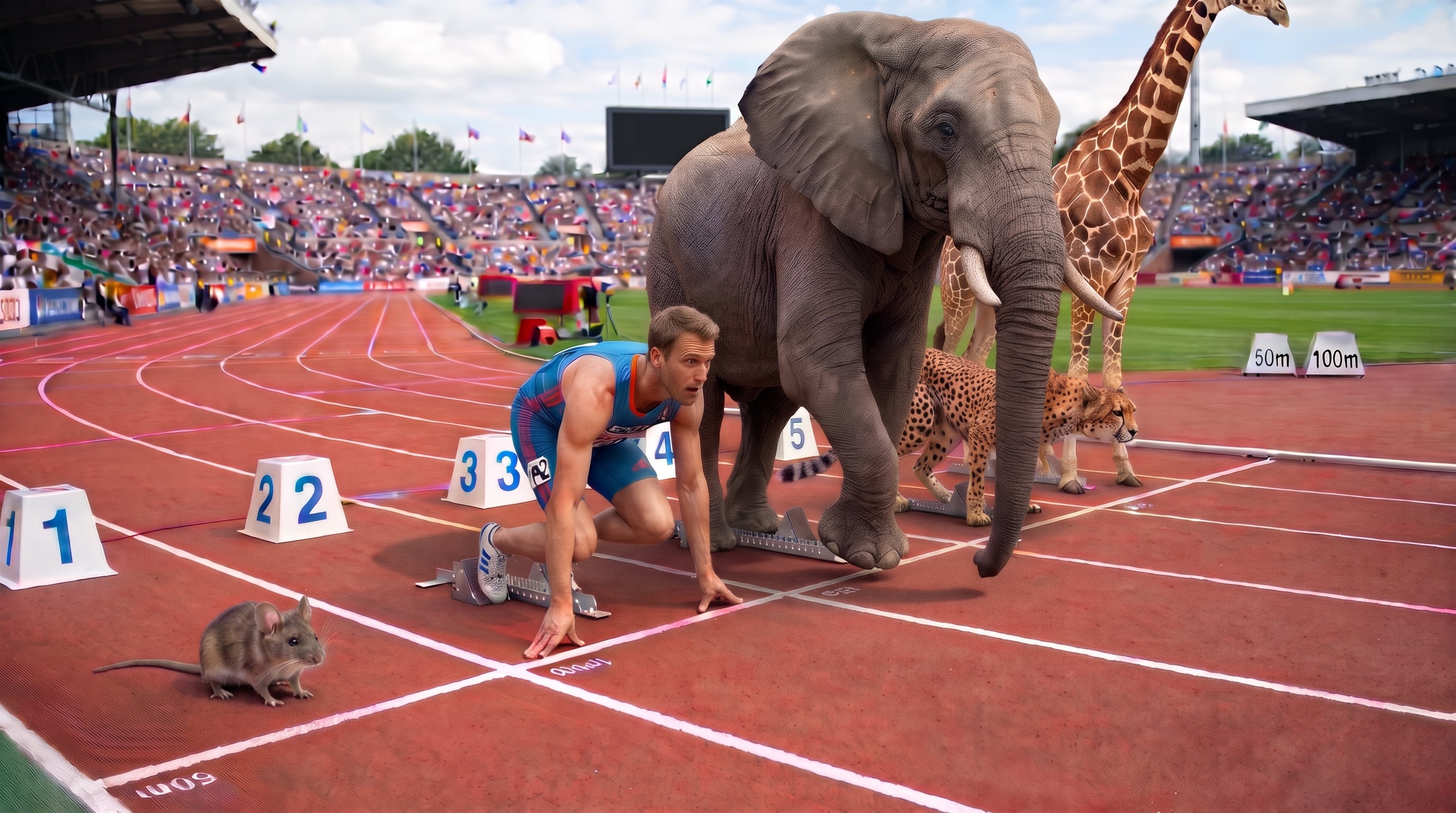 Carrera con animales. (Imagen Ilustrativa Infobae)