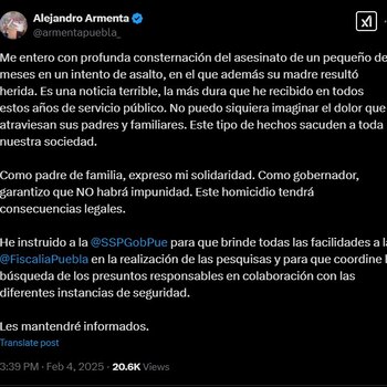 Crédito: X/@armentapuebla_ / Captura de