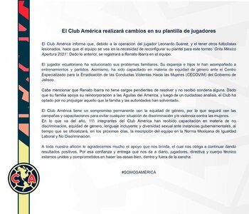 América registró a Renato Ibarra