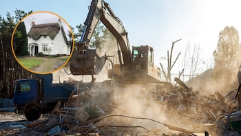 Destruyen una cabaña del siglo