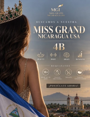 La búsqueda de Miss Grand Nicaragua USA apunta a mujeres con raíces nicaragüenses que residan en Estados Unidos./ (Redes sociales de Eli Zamora)