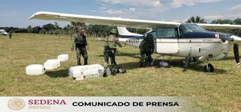 aeronave cocaína en Chiapas