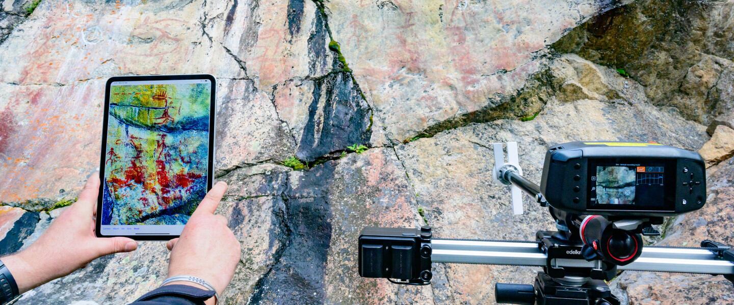 El análisis espectral permite distinguir y estudiar con precisión los pigmentos y tonalidades de las pinturas prehistóricas - (University of Eastern Finland)