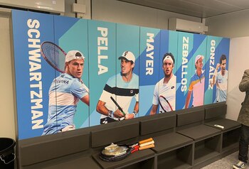 El vestuario argentino está listo