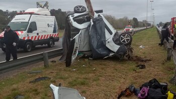 Tragedia en la autopista Ezeiza-Cañuelas:
