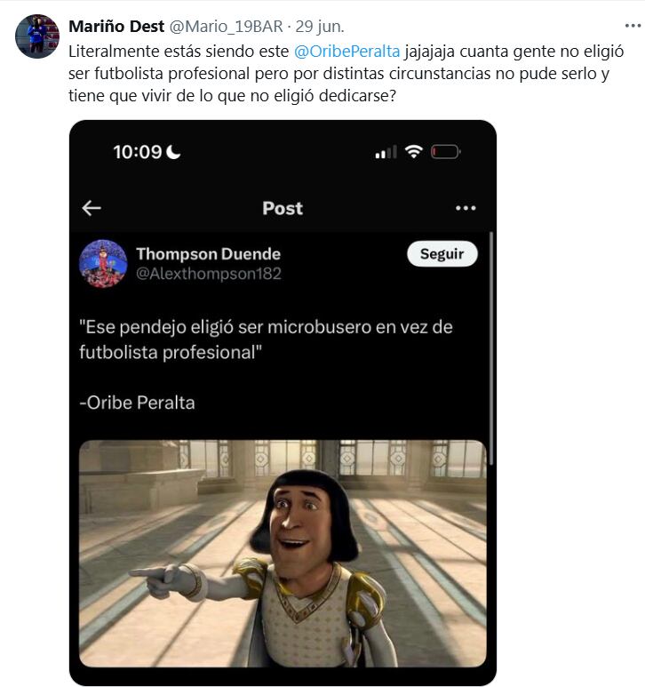 Los memes que dejaron las declaraciones de Oribe Peralta