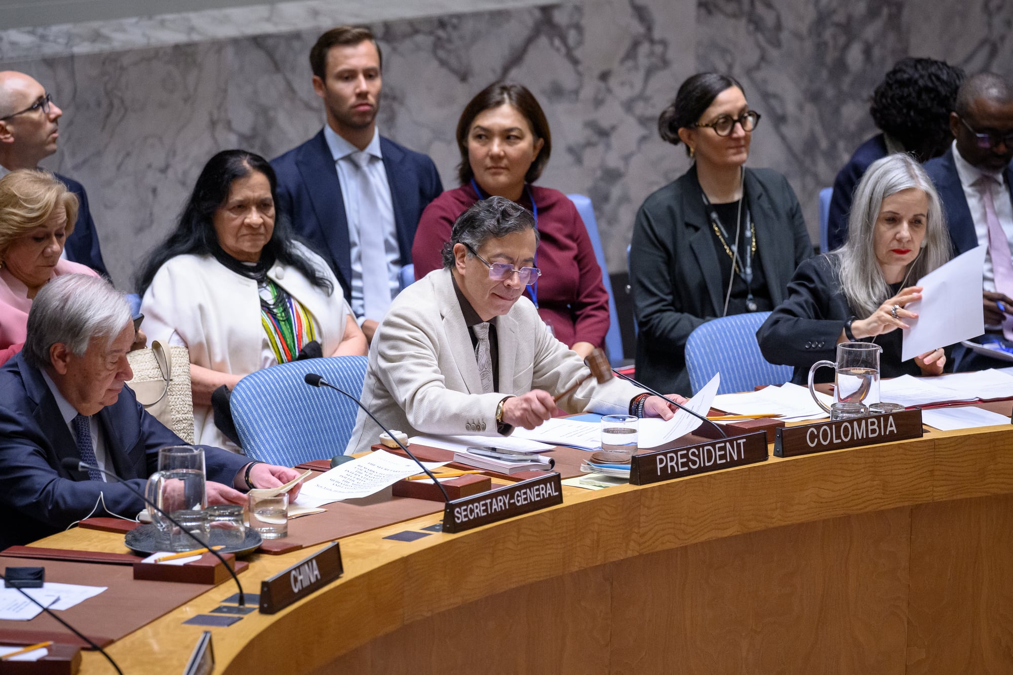 Petro denuncia manipulación en redes y pide no ser fotografiado en la ONU