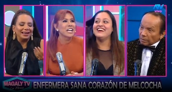 Melcochita responde sin filtros a Monserrat tras decir que usa la “pastillita azul”. Captura: Magaly TV La Firme.